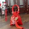 Fornecedor da Fábrica Tecidos Criativos de Seda e Cetim Sacos de Tecido para Doces de Casamento Estilo Chinês Caixas de Doces de Casamento Bolsa de Ombro Presente de Casamento Sacos de Doces de Casamento