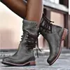 Botas Curtas Versáteis Tendência Europeias e Americanas Cruzadas para Mulheres de Tamanho Grande, Populares na Amazon, Atacado de Venda Rápida Tamanhos Grandes