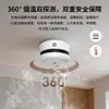 Personalizado de fábrica, 10 años de duración de la batería, fotoeléctrico independiente, interconectado por WIFI inalámbrico, alarma sonora aguda de detección dual de humo y alta temperatura