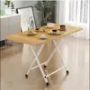 Mesa de Comedor, Mesa de Comedor Pequeña para el Hogar, Mesa Pequeña Simple Portátil, Mesa Puesto de Aprendizaje al Aire Libre, Mesa Puesto Rectangular Plegable