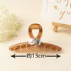 Pinza de tiburón perla francesa pinza para el cabello de alta calidad pinza para el cabello de celebridad de Internet grande pasador para el cabello volumen del cabello de la parte posterior de la cabeza accesorios para el cabello grandes venta al por mayor