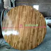 Tablero Redondo Grande de Madera Maciza de Abeto Carbonizada Engrosada para Restaurante de Hot Pot, Puesto de Comida, Mesa de Comedor de Restaurante de Granja