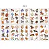 Nuevo Set de Pegatinas de Tatuaje de Dibujos Animados para Niños al por Mayor Impermeables Lindos Unicornio Sirena Dinosaurio Pegatinas para la Cara