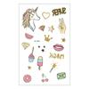 Suministro transfronterizo Impermeable en stock Pegatinas de tatuaje para niños Pegatinas faciales para fiestas Dibujos animados Divertido Unicornio Pegatinas para niños