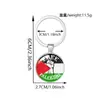 Llavero Colgante para Bolso Bandera de Palestina Colgante de Paz Anti-Guerra de Palestina Accesorios