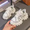 Zapatillas de malla única tipo "dad shoes" para niños, nuevo modelo primavera y otoño 2026 para niñas, transpirables, ligeras, con suela gruesa, zapatillas versátiles casuales