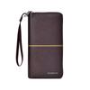 Nova carteira masculina bolsa de mão com zíper longo carteira masculina casual de negócios carteira macia de grande capacidade bolsa para celular