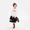 Ropa Infantil Nuomi Wanzi 2026 Otoño Versión Coreana Algodón Peinado Camiseta Básica para Niñas Camiseta de Punto de Manga Larga de Algodón Puro para Niños