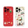 Adecuado para Funda de Teléfono iPhone 17 Pro, Apple 16 Pro Max Silicona, 14 Plus, 12 Hombre de Jengibre Ambiente Navideño