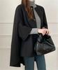 Abrigo de Lana a Cuadros Nuevo de Invierno Japonés y Coreano para Mujer, Cárdigan de Moda Trendy de Largo Medio, Abrigo de Lana, Comercio Exterior Transfronterizo