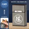 Caja de Cigarrillos Nueva de Aleación de Aluminio Transfronteriza con 20 Cigarrillos Gruesos, Grabado Láser, Caja de Cigarrillos Creativa Personalizada Venta de Fábrica