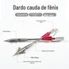 2020 novo cauda de fênix asa dardo dardo cauda dividida peixe de água profunda tiro estilingue bala dardo jogador