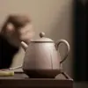 Conjunto de Chá Cerâmico Vintage Kung Fu para Uso Doméstico com Bule Único, Bule Pessoal de Mão, Bule com Filtro de Bolas