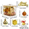 Decorações de Natal Novas Transfronteiriças Cenário de Layout Bolas de Natal Pacote Duoduo Bolas Coloridas Pacote Árvore de Natal Pingentes