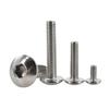 Acero Inoxidable 304 Tornillos de Cabeza Plana Grande con Hexágono Interior Cabeza Paraguas Cabeza Semicircular Tornillos para Máquina Cabeza de Hongo Tornillos para Máquina M3M8