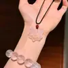 Nuevo collar con máscara de zorro, colgante de zorro con estética estilo chino, espíritu guardián, regalo tejido para parejas y mejores amigos