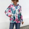 Otoño 2024 Ropa Europea y Americana de Contabilidad Nueva Estación Independiente Amazon Más Vendido Sudadera con Capucha y Bolsillo Casual Estampada