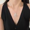 Collar con colgante de Buda de jade de imitación de estilo chino, cadena de lana con Buda Maitreya, Buda sonriente y Buda sentado de panceta de cerdo.