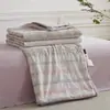 2026 Novo Modelo Jacquard 100% Algodão Fair Isle Colcha de Verão Colcha de Ar Condicionado Conjunto de Quatro Peças