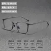 2026 Nuevo Modelo Zenyong Marco de Titanio Retro Moda Masculina Marco de Gafas de Titanio Puro Gafas de Alta Calidad Anti-Luz Azul Sin Graduación Ligeras