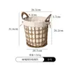 Cesto de ropa sucia estilo japonés para el hogar, dormitorio, cesta de almacenamiento de ropa sucia de alto valor, cesta de ropa sucia estilo ins, cesta de lavandería estilo retro