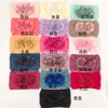 Accesorios para el cabello de bebé de color sólido, Diadema de flor de nailon sin costuras para bebé, Diadema de ala ancha para niños, Lazo