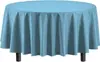 Color Sólido Blanco Negro Redondo Tela Restaurante Conferencia Evento Fiesta Desechable Mantel Redondo Cuadros Personalizable Mesa de Comedor