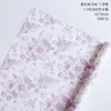 Serie morada papel de regalo para ramo de flores papel de fondo tipo óleo materiales de embalaje para flores frescas papel material Langyi máscara de papel otro