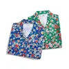 Moda Tendencia Sin Marca Nuevo Estilo Popular Moda Ins Literario Harajuku Tendencia Marca Verano Cuello Cubano Camisa Floral