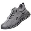 Novos sapatos masculinos de primavera, casuais, respiráveis, modernos, simples, sem cadarço, sem cadarço, com sola grossa, para o papai