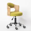 Respaldo de Madera Maciza Silla Elevable de Escritorio Apartamento Pequeño Moderno Sencillo Silla de Computadora de Estudio Silla de Estudiante Silla Giratoria Pequeña para el Hogar