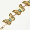 Moda Europeia e Americana Feminina Corrente de Cintura Metálica Versátil Prata Esculpida Pedra de Pinheiro Incrustada Cinto Estilo Étnico Retro Embossado