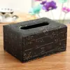 Caja de Pañuelos de Papel Texturizada para Uso Doméstico, Impermeable y Resistente al Desgaste, Logo Personalizable, Caja de Almacenamiento de Cuero para Oficina y Hotel, Moderna y Sencilla