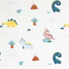 Capa para bolsa de roupas de algodão estampado, malha de algodão classe A para bebês, 300 peças, estampado, dupla face