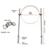 Soporte de Tubería Abrazadera de Tubería de Acero Inoxidable 304 Varilla Roscada de 20 cm Soporte de Tubería de Fijación Ajustable Accesorios para Tuberías Abrazadera de Tubería
