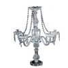 Accesorios para Bodas Transfronterizas, Candeleros Transparentes de Lujo Ligero, Guías de Camino para Bodas, Decoraciones de Mesa, Decoraciones Navideñas para el Hogar, Adornos de Candeleros