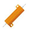 RX24 carcaça de alumínio dourado resistor 50W0R-10R200R300R ohm resistor limitador de corrente de carga de resfriamento fabricantes