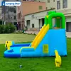 Castelo inflável infantil quadrado barraca Castelo travesso playground com escorregador grande externo almofada de ar trampolim grande externo
