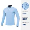 Equipe de Golfe Pedido Mínimo de 10 Peças Envio em 48 Horas Taxa de Logo Grátis Roupa Masculina Camiseta de Manga Longa Roupa Feminina