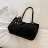 Bolsa de mão moderna e fashion, bolsa de ombro estilo coreano para mulheres, nova bolsa de ombro de grande capacidade 2026, adequada para trabalho e deslocamento
