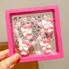 Conjunto de Pulseiras Kuromi Infantil Brincos de Desenho Animado Clipe de Orelha Adesivos Ornamentos de Princesa para Meninas Joias Exquisitas Presentes