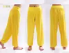 Ropa Yunyun Nuevos Pantalones de Yoga de Modal de 7 Puntos Pantalones de Pierna Ancha