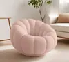 Sillón Sofá Perezoso de Calabaza, Sillón Reclinable de Algodón Comprimido al Vacío Sofá de Ocio con Reposapiés