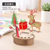 Castelo tridimensional de madeira montado requintado modelo crianças feito à mão diy construção quebra-cabeça meninas brinquedo atacado barraca