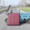 Toldo a prueba de lluvia para triciclo eléctrico delantero, accesorios de plástico, toldo completamente cerrado, material compuesto compuesto
