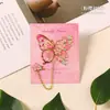 Marcapáginas Metálico Hueco de Mariposa Retro Clip para Páginas de Lectura Souvenir Cultural y Creativo Regalo para Maestros para Estudiantes Hecho a Medida