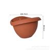 Vaso de Flores de Parede Decoração de Parede Espessada Pendurado Vaso de Flores de Resina Plástica Pode Armazenar Água Rabanete Verde Vaso de Flores Pendurado Semicircular