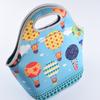 Nova bolsa de almoço portátil dobrável para piquenique, bolsa de isolamento impressa, bolsa de almoço para mergulho com desenho animado, bolsa para lancheira