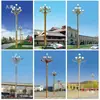 Lámpara LED Lámpara Magnolia Lámpara de Poste Alto para Exteriores de 8 metros Luz de Calle Iluminación de Paisaje Urbano Lámpara de Patio Lámpara de Iluminación de Plaza Municipal