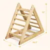 Estructura de madera para trepar para niños transfronteriza, para interiores en casa, entrenamiento físico, marco de escalada deportiva, triángulo para trepar para niños pequeños